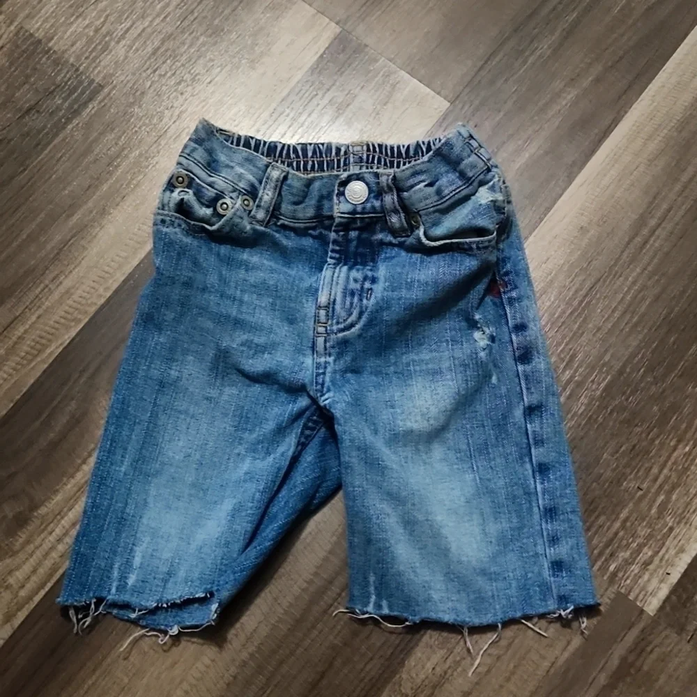 AMERICAN Living Unisex Denim Distressed Shorts Size 18mo